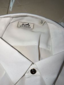 Men’s Hermes Partywear White Shirt XXL 44 si