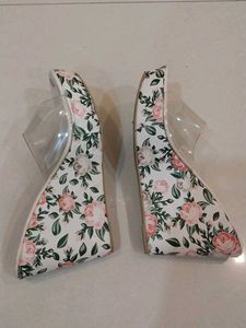 Floral Wedge Heels