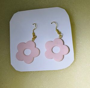 Combo Pastel Pink Floral Earrings