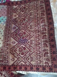 Unworn Tissue Saree With Velvet Print..