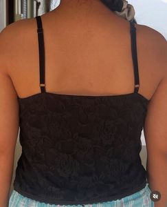 Black Lace Cami Top