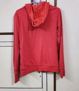 Puma Coral Pink Reversible Sweatshirt