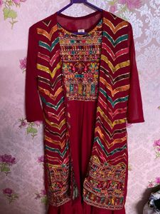 Long Maxi Dress With Jacket