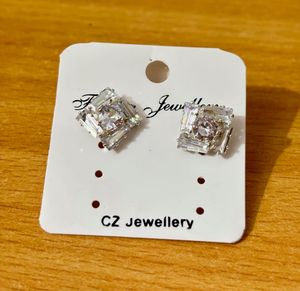 Small Diamond Earrings