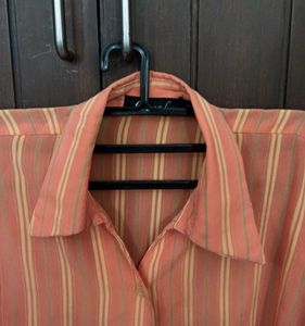 Striped Button-Down Shirt