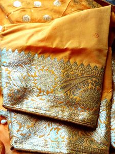 Banarasi Silk Saree Blouse 44