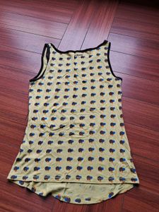 14) Patterned Sleeveless Reebok Top
