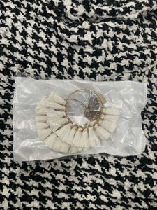 Gold and Paper Earring