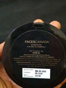 Faces Canada Compact Powder Sand 04