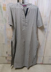 Black And White Kurta