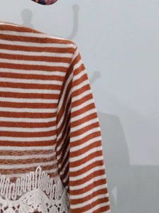 Striped Long Sleeve Dress