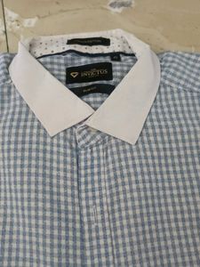 Men&#39;s Blue Checkered Shirt