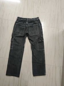 Baggy acid wash cargos