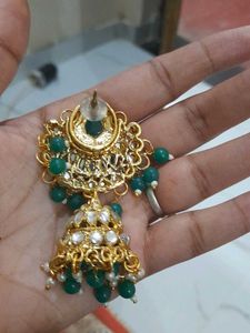 Green Heavy Earings