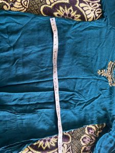 Teal Embroidered Salwar Kameez Suit