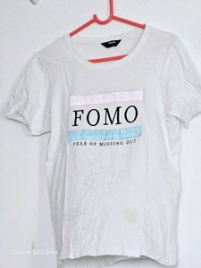 White Summer Cotton Tshirt