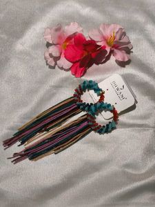 Beaded Tassel Earrings