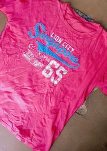 Singapore Lion City Pink T-Shirt