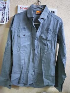 Tropical Print Button-Down Shirt