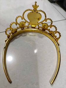 Golden Crown Headband Nd White Marry Hband