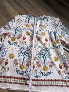 Thrifted Chiffon Top