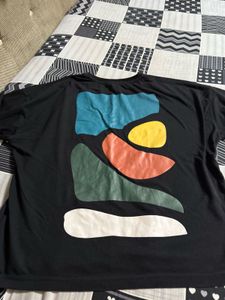 Black &#39;Wondering Wilderness&#39; Tee