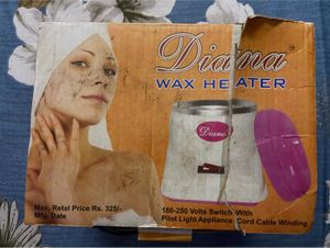 Wax Heater With Strips and Knife