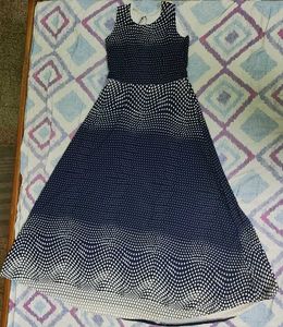 Polka Dot Navy Dress