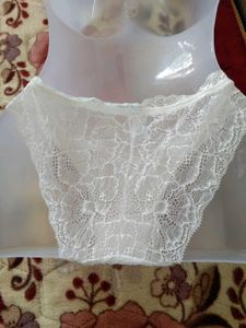 Calvin Klein White Lace Trim Panties