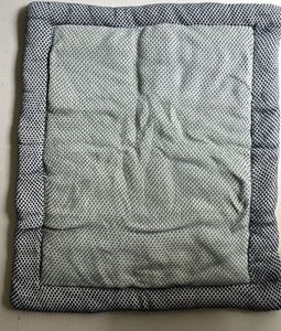 Velvet Knitted Pet Blanket - Blue &amp; Sea Green