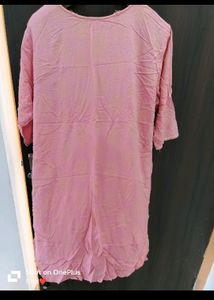 Pink Kurta With Palazzo