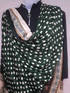 Pure Modal Silk Bhandhani Duppatta