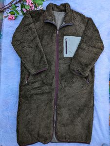 Long Fleece Fur Jacket