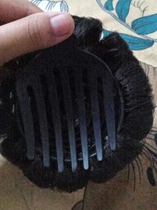 Black Hair Bun