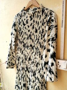 Fig Printed Pleated Dress (Women)