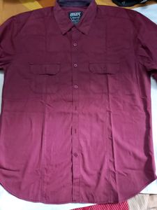 MAROON PURE COTTON BREATHABLE FABRIC