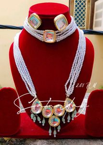 Pearl Kundan Jewellery Set