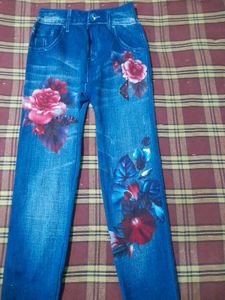 Floral Print Jeggings