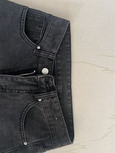 XS Ripped Charcoal Jeans by URBANIC