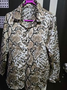 Leopard Print Long Sleeve Shirt