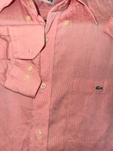 Lacoste Pink Long Sleeve Shirt