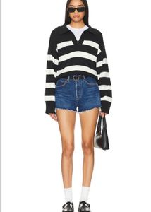 Black White Stripe Sweater
