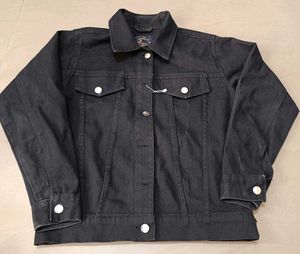 Stylish Black Denim Jacket