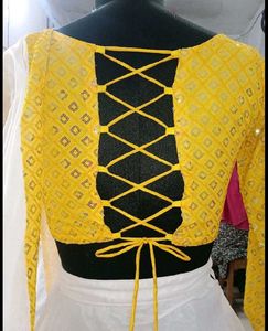 Haldi Lehnga Set