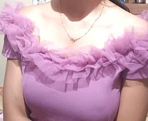 Elegant Purple Maxi Dress