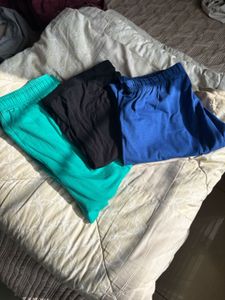 Black &amp; Blue Leggings Combo