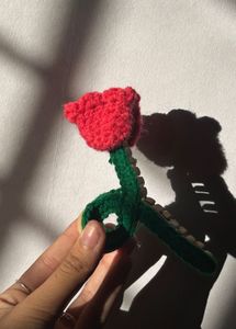 Crochet Flower Hair Clips - Set of 3