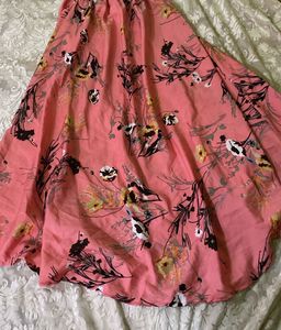 Floral Print Skirt
