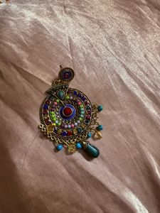 Big ethnic earrings