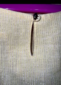 W Yellow Shimmer Kurta